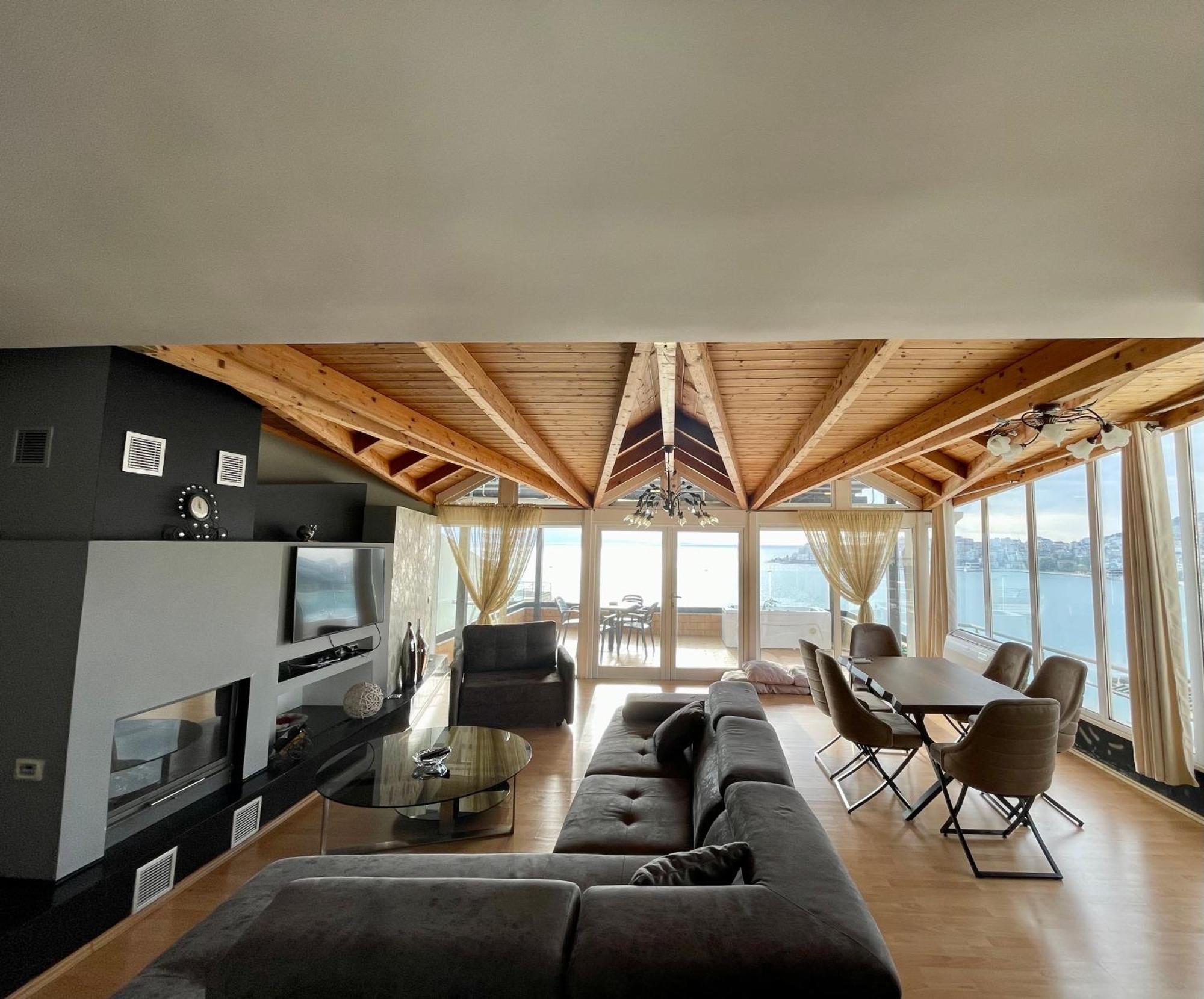 Sarandë Seaview Golden Penthouse 아파트 외부 사진