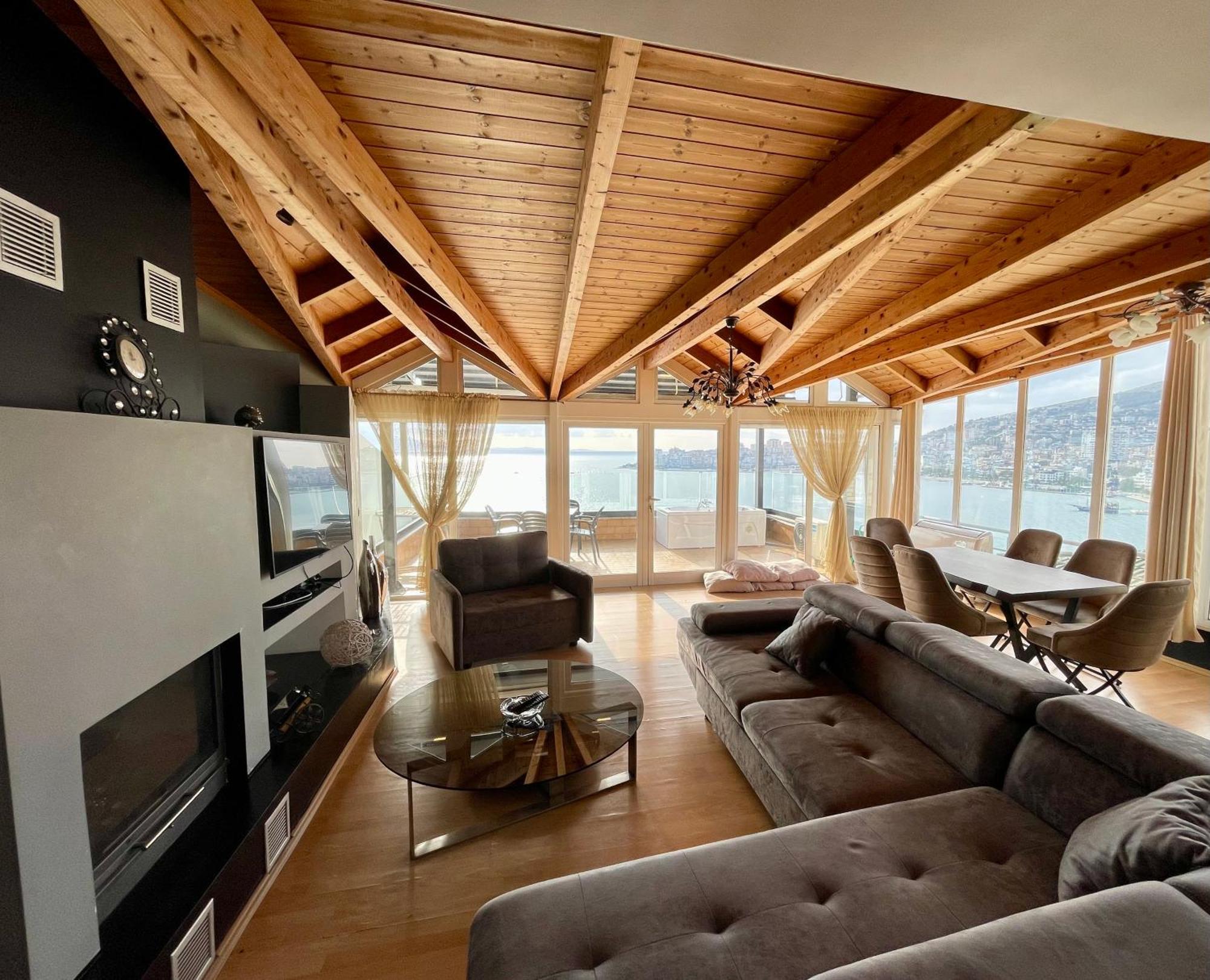 Sarandë Seaview Golden Penthouse 아파트 외부 사진