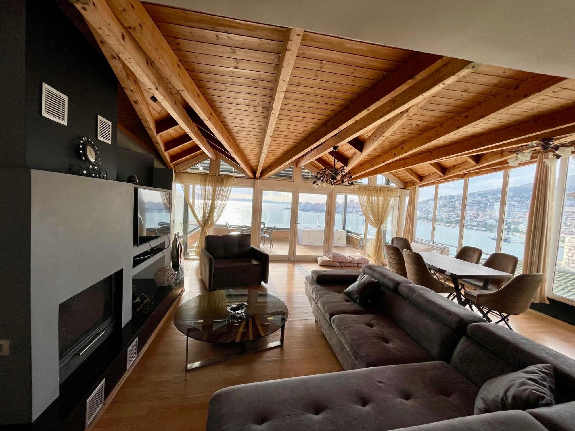 Sarandë Seaview Golden Penthouse 아파트 외부 사진