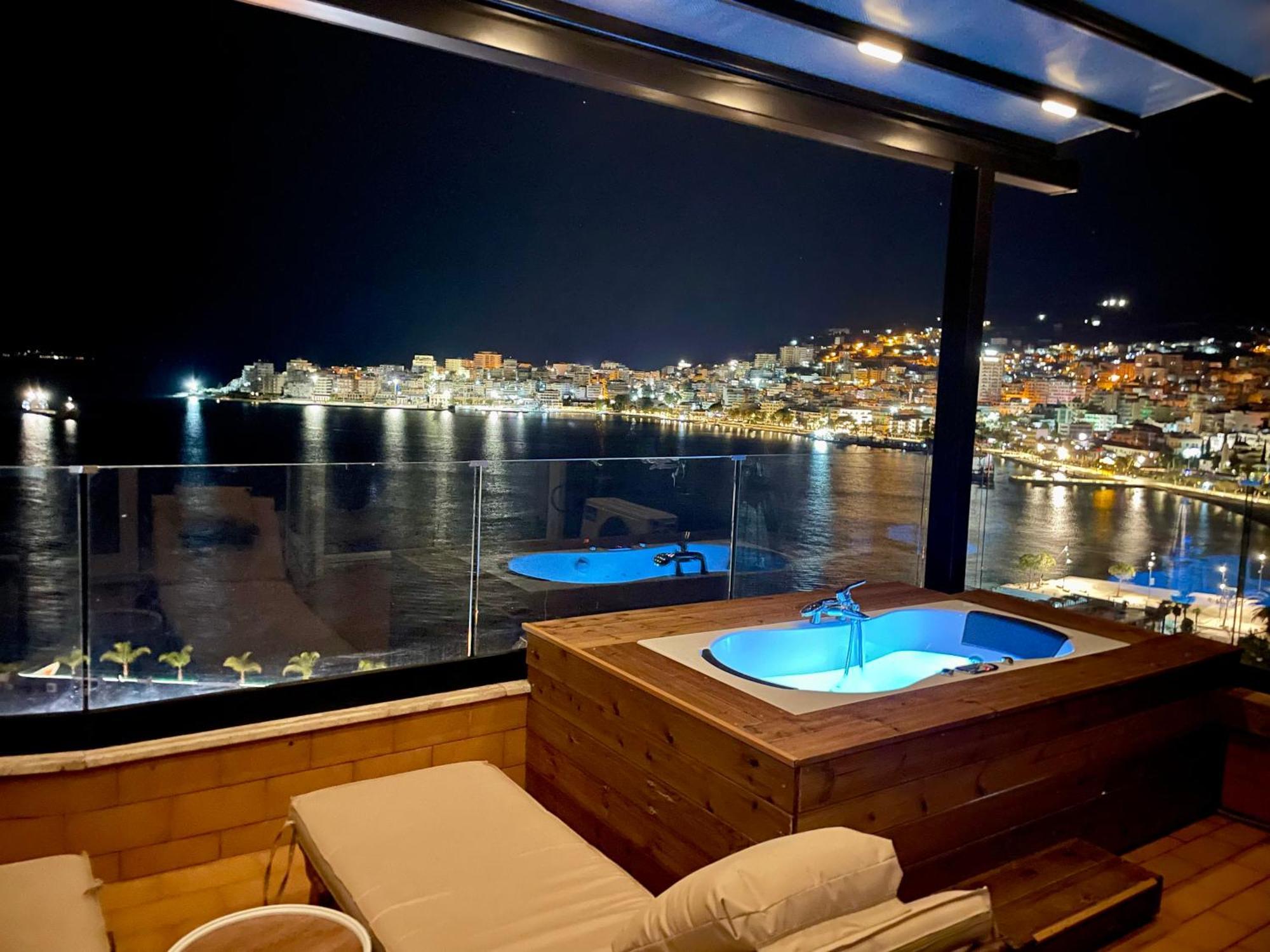 Sarandë Seaview Golden Penthouse 아파트 외부 사진