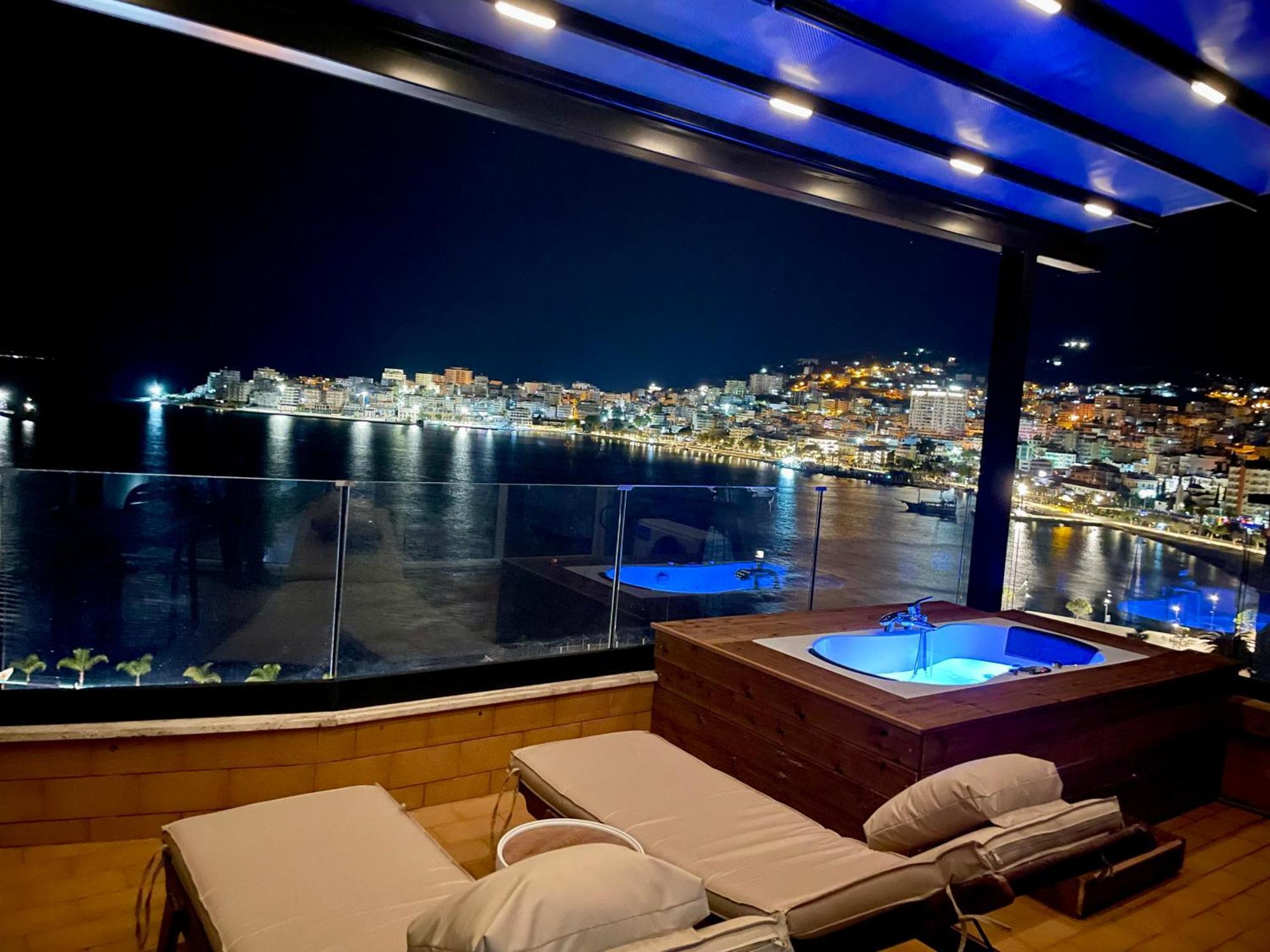 Sarandë Seaview Golden Penthouse 아파트 외부 사진